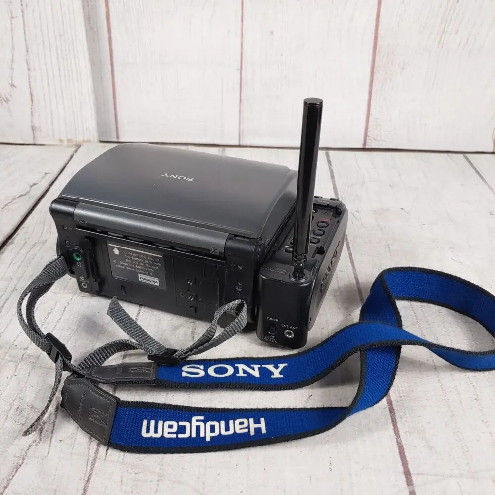 UNTESTED Sony GV-S50 + TGV-3 Antenna - 8mm Walkman Standard8 Video8 VCR - PARTS